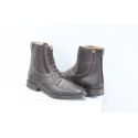 Boots Marron style Twice, cuir