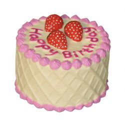 Gâteau d'anniversaire en vinyl 10 cm