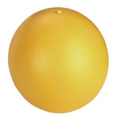 Balle de jeu pour chien D: 30 cm, jaune